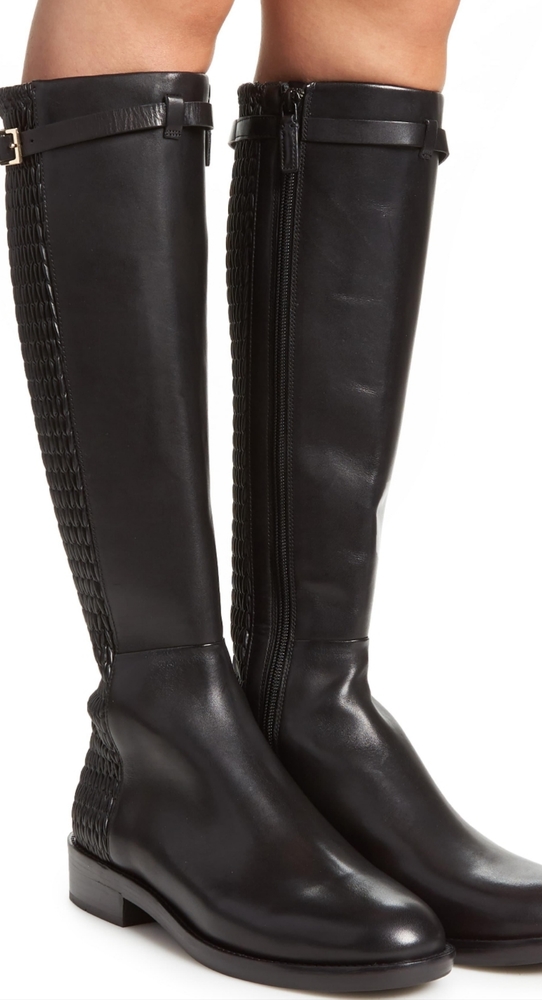 Black Tall Riding Boots - Classic Knee-High Leather